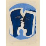 Braque, Georges1881 Argenteuil - 1963 ParisAus: Lettera Amorosa. 1963. Farblithografie auf Arches (