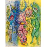 Chagall, Marc1887 Witebsk - 1985 St. Paul de VenceAus: Le Cirque. 1968. Farblithografie auf Velin.