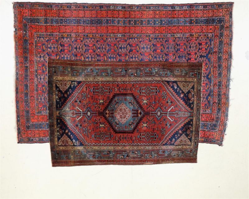 2 diverse Perzische tapijten