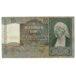 Nederland. 10 gulden. Bankbiljet. Type 1940 I. Emma - Zeer Fraai. (Alm. 41-1. AV. 30.1). Serienummer