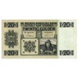 Nederland. 20 gulden. Bankbiljet. Type 1926. Stuurman - Prachtig. (Alm. 57-1a. AV. 40.1a).