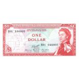 East Carribean States. Dollars. Bankbiljet. 1965. - UNC. (Pick. 13). Lot 1 notes. - UNC. East