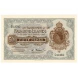 Falklands Islands. Pence. Bankbiljet. 1969. - UNC. (Pick. 10). Lot 1 notes. - UNC. Falklands