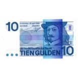 Nederland. 10 gulden. Bankbiljet. Type 1968. Frans Hals - UNC. (Alm. 49-1a. AV. 37.1c.1).