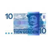 Nederland. 10 gulden. Bankbiljet. Type 1968. Frans Hals - UNC. (Alm. 49-1. PL. 47.e1). Serienummer