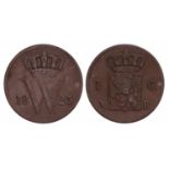 1 Cent Willem I 1823 B. Zeer Fraai / Prachtig. 1 Cent Willem I 1823 B. Zeer Fraai / Prachtig.