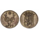 Holland. Zilveren duit. 1747. Scho. 126. ZFR. Holland. Zilveren duit. 1747. Scho. 126. ZFR.