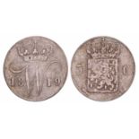 5 Cent Willem I 1819 U. Zeer Fraai. 5 Cent Willem I 1819 U. Zeer Fraai.