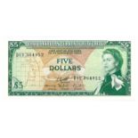 East Carribean States. Dollars. Bankbiljet. 1965. - UNC. (Pick. 14). Lot 1 notes. - UNC. East