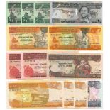 Ethiopia. Dollars. Bankbiljet. 1997-2000. - UNC. (Pick. 41-44, 46, 48-49). Lot 13 notes. - UNC.