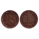 1 Cent Willem III 1882. Prachtig +. 1 Cent Willem III 1882. Prachtig +.