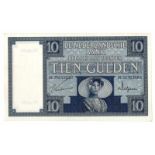 Nederland. 10 gulden. Bankbiljet. Type 1924. Zeeuws Meisje - Prachtig. (Alm. 39-1b. AV. 28.1b.2).