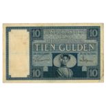 Nederland. 10 gulden. Bankbiljet. Type 1924. Zeeuws Meisje - Zeer Fraai. (Alm. 39-3a. AV. 28).