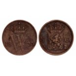 ½ Cent Willem I 1823 B. Zeer Fraai / Prachtig. ½ Cent Willem I 1823 B. Zeer Fraai / Prachtig.