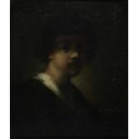 Navolger Rembrandt van Rijn Portrait of Rembrandt van Rijn. In the style of the selfportrait on