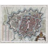 Johan Blaeu (1596-1673) 'Groeninga'. Signed in the plate. Gravure 42 x 53 cm. 29.00 % buyer's