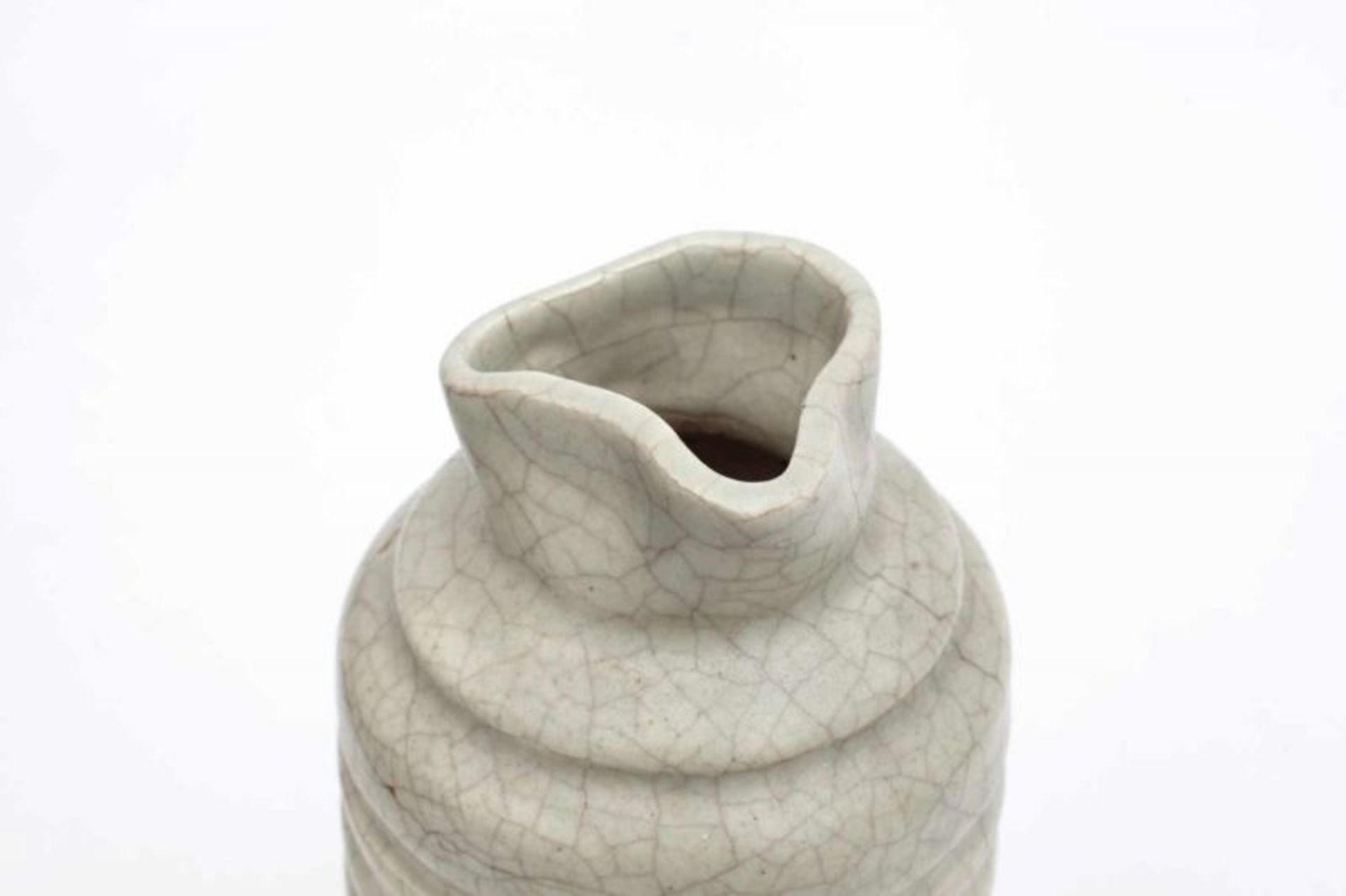 Madeleine Sougez (1891-?) (0-) A ceramic vase with crackled glaze, production Atelier Primavera, - Bild 4 aus 5