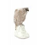 Amphora Turn Teplitz A large porcelain sculpture depicting a hawk, 1918-1932, signed with