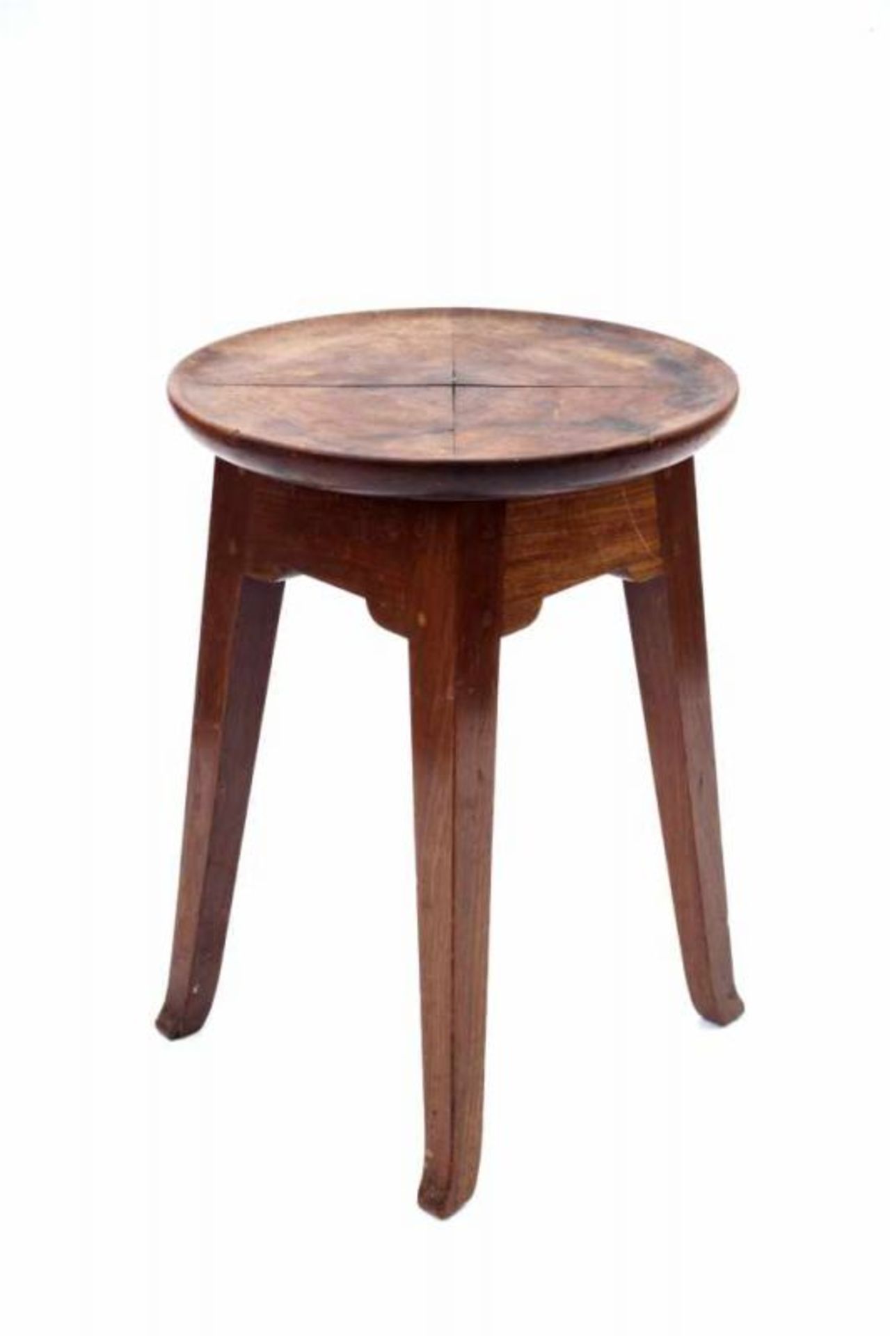 Jac. van den Bosch (1868-1948) A mahogany occasional table with circular top, produced for 't