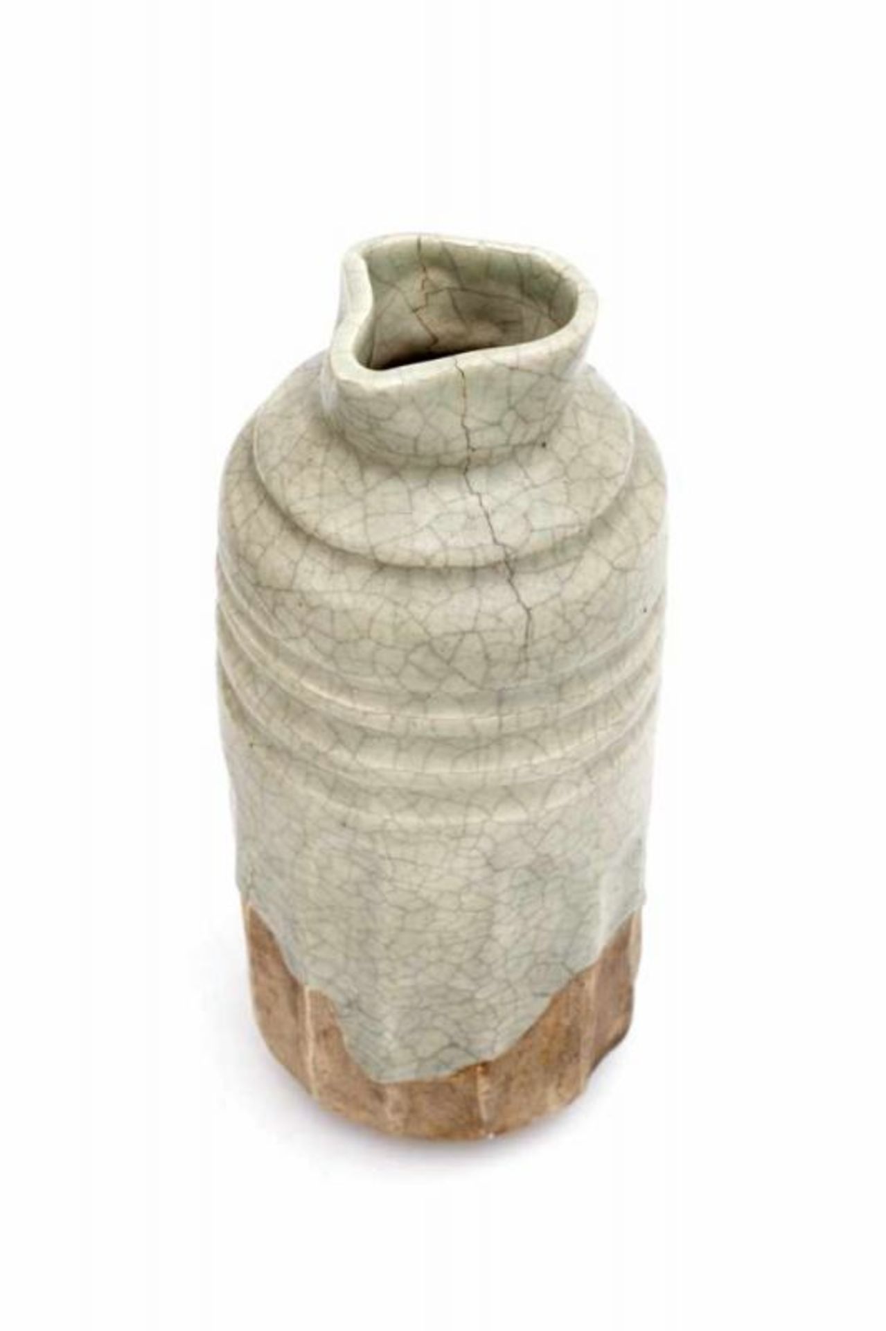 Madeleine Sougez (1891-?) (0-) A ceramic vase with crackled glaze, production Atelier Primavera, - Bild 2 aus 5