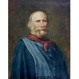 Italiaanse School 19e eeuwPortrait of Giuseppe Garibaldi (1807-1882). Added signature G. Favretto