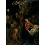 Bologna 17e eeuwThe adoration of the shepherds. Early 17th century. Not signed. Verso number 178ER.