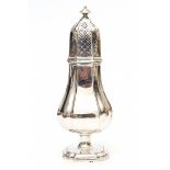 A silver sugar caster. Maker's mark missing, assay office The Hague. Date letter 1916.Height 20 cm