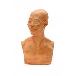 Jean Mich (1871-1919)A terracotta bust, "Chih-Fan", titled and signed, moulded and edited by Susse