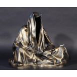 Manfred Kielnhofer (1967), polyester sculpture, Guardian of Time, signed underneath, 12/99, dim.