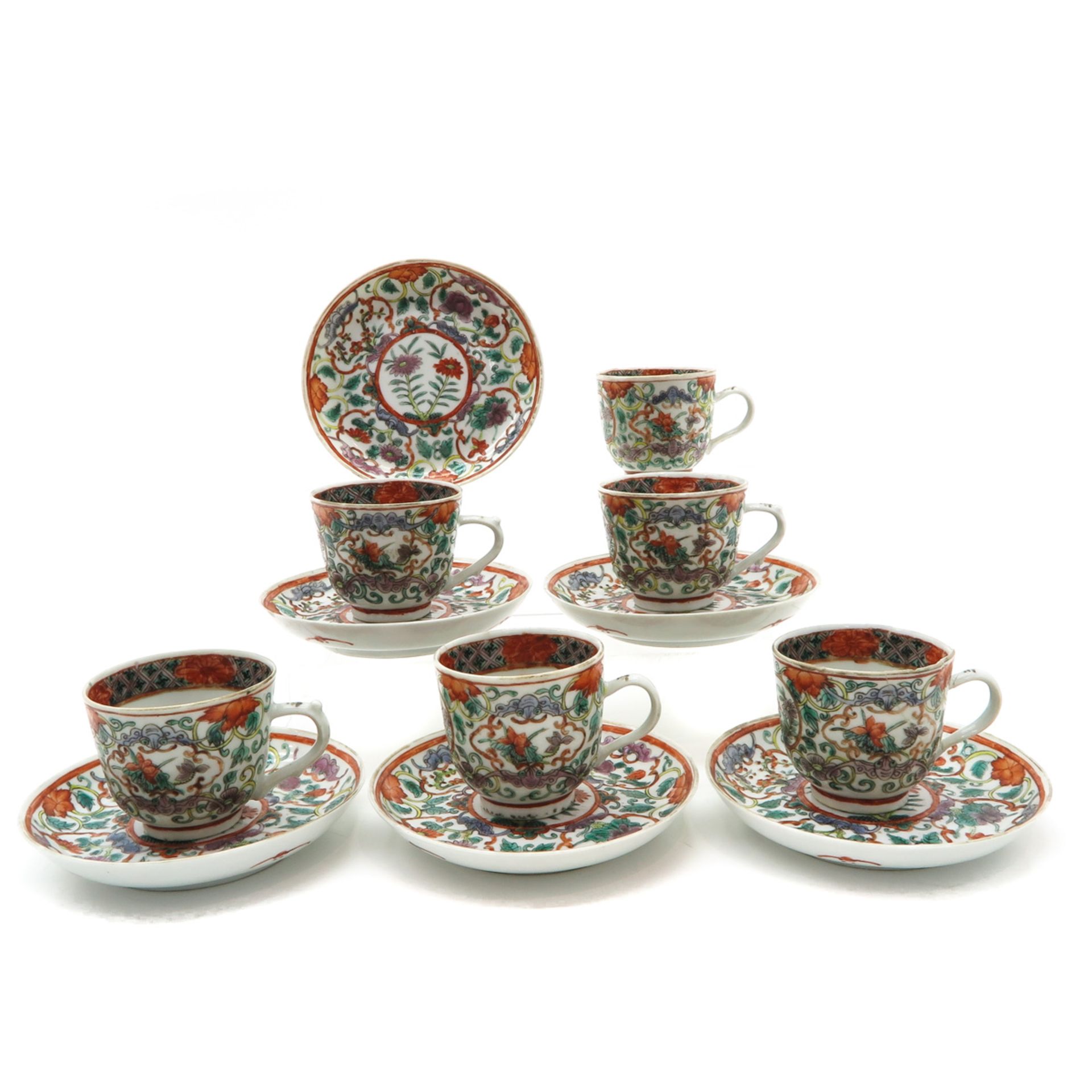 Lot of 6 Cups and Saucers