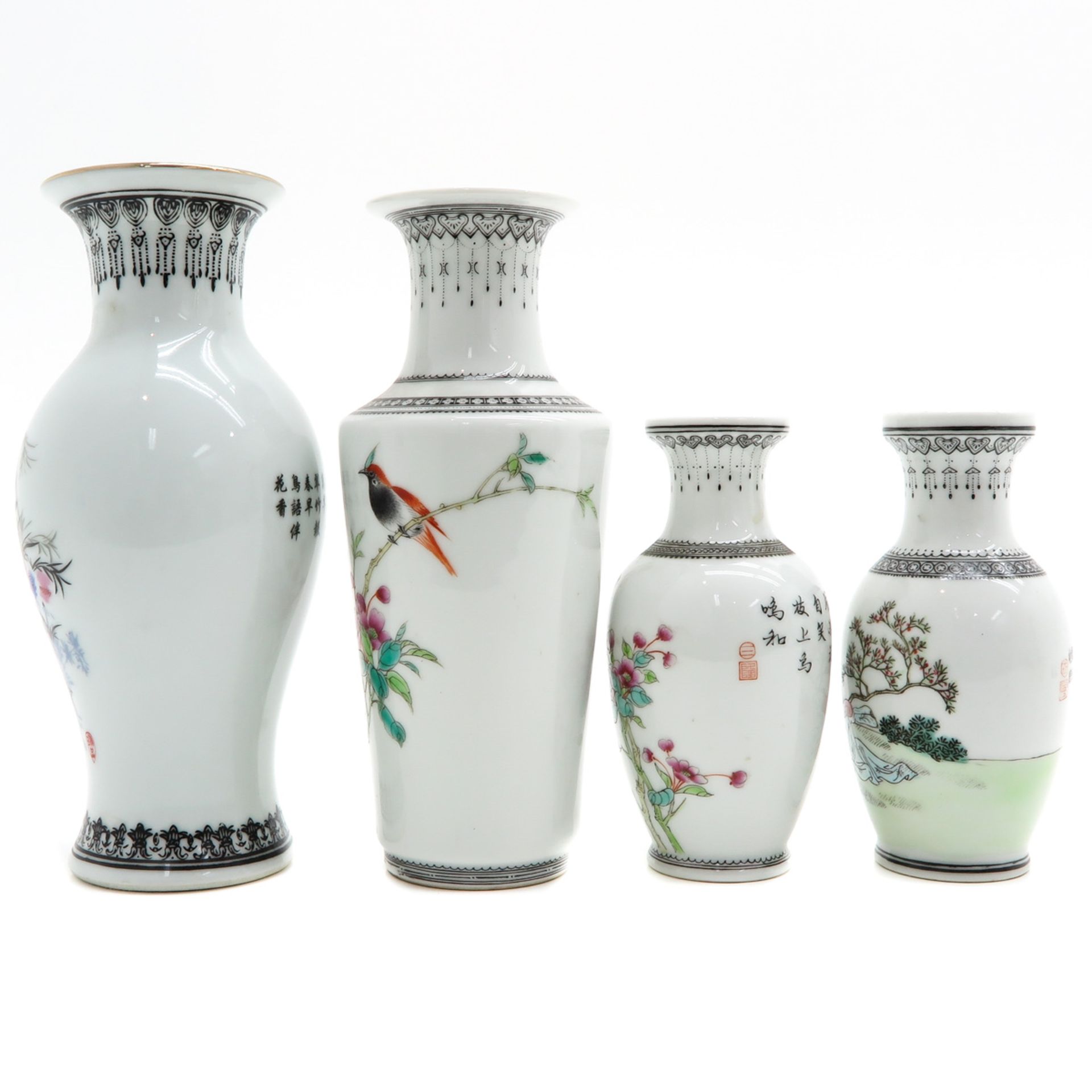 Lot of 4 Small Vases - Bild 2 aus 6