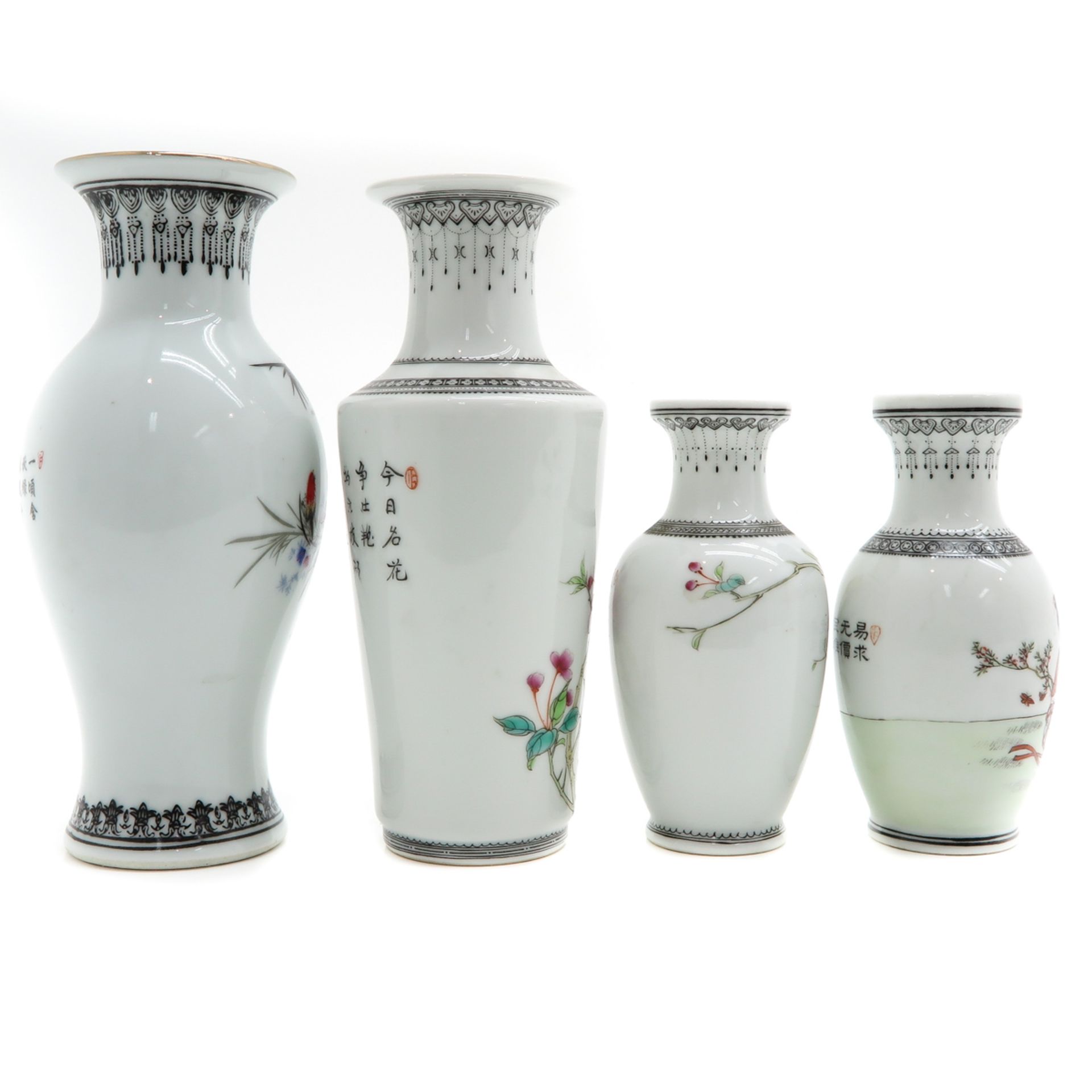Lot of 4 Small Vases - Bild 4 aus 6