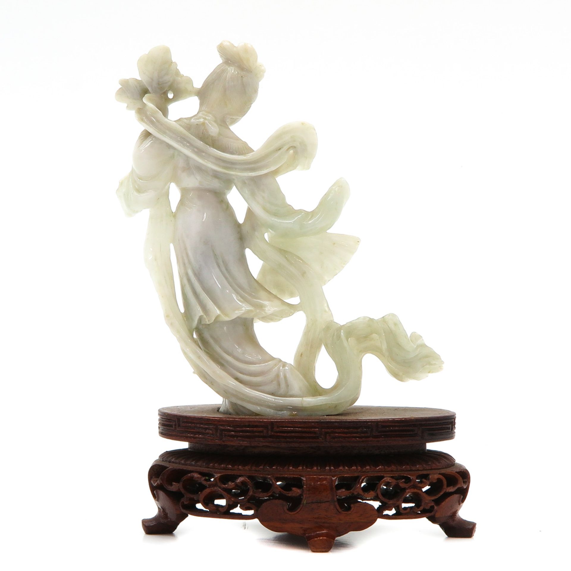 Carved Jadeite Sculpture - Bild 3 aus 6