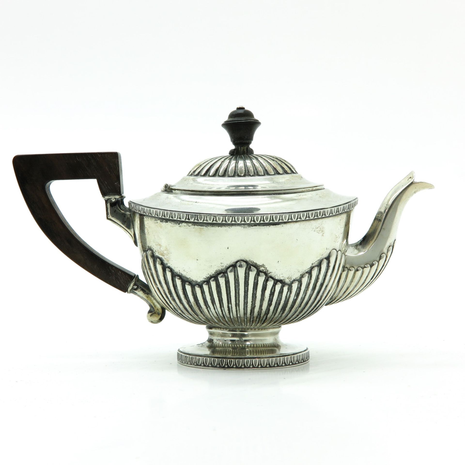 19th Century Dutch Silver Teapot - Bild 3 aus 7