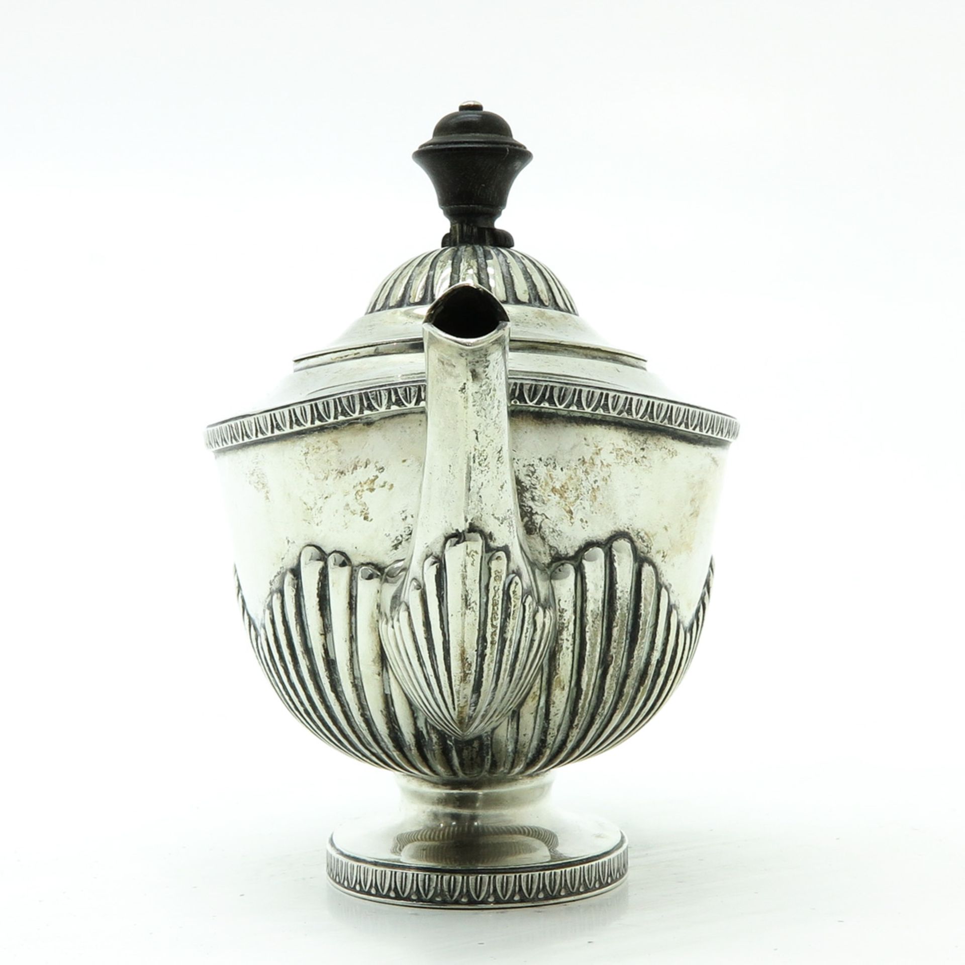 19th Century Dutch Silver Teapot - Bild 4 aus 7