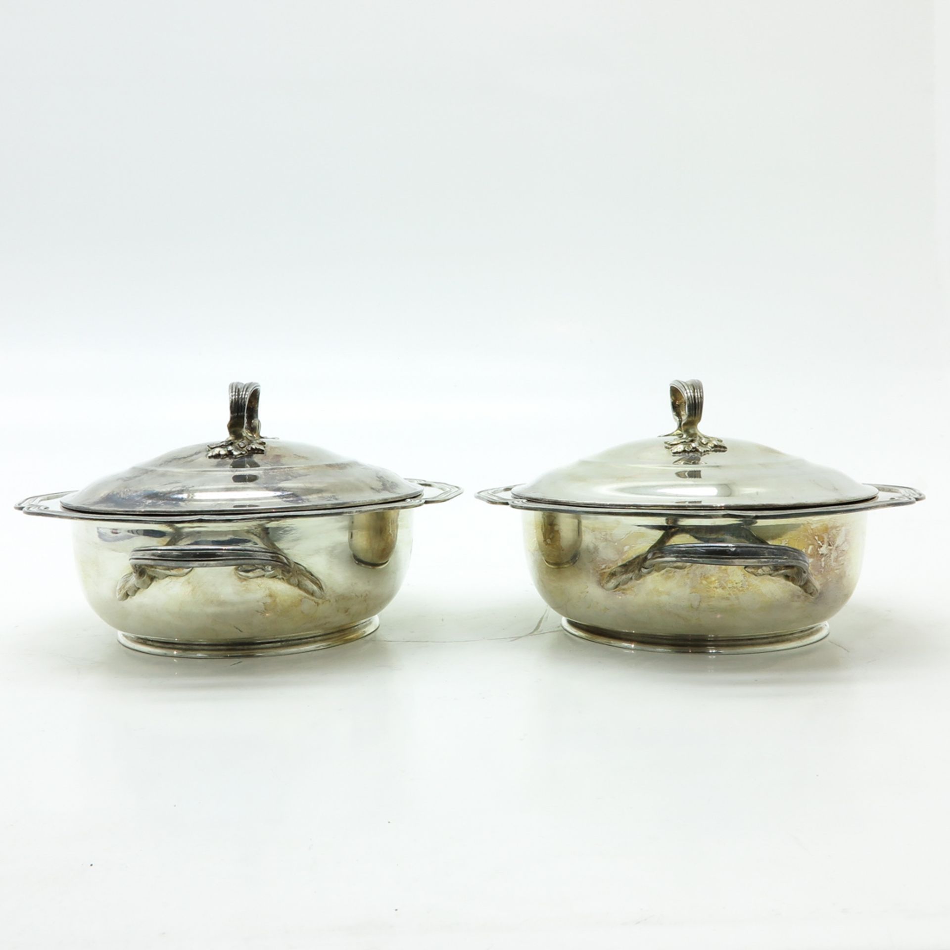 Lot of 2 Silver Wolfers Covered Serving Dishes - Bild 2 aus 7