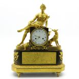 French Pendule Circa 1790 Signed Vaillant a Paris