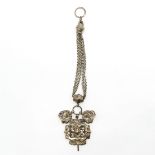 19th Century Dutch Silver Watch Chain