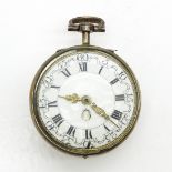 Silver William Gib Rotterdam Pocket Watch Circa 1720