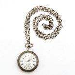 Art Nouveau Silver Pocket Watch