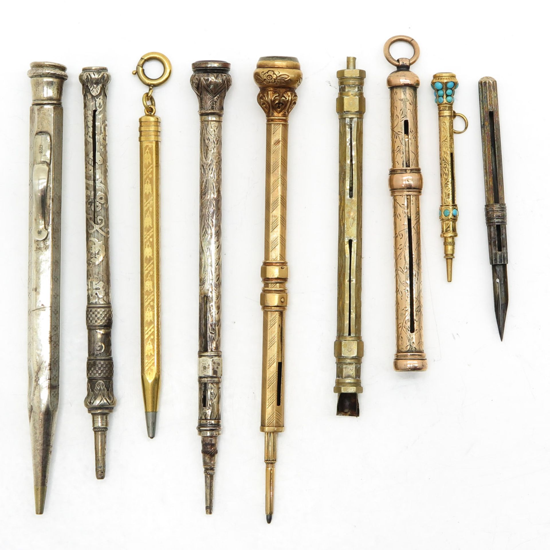 Lot of 19th Century Pencil Holders