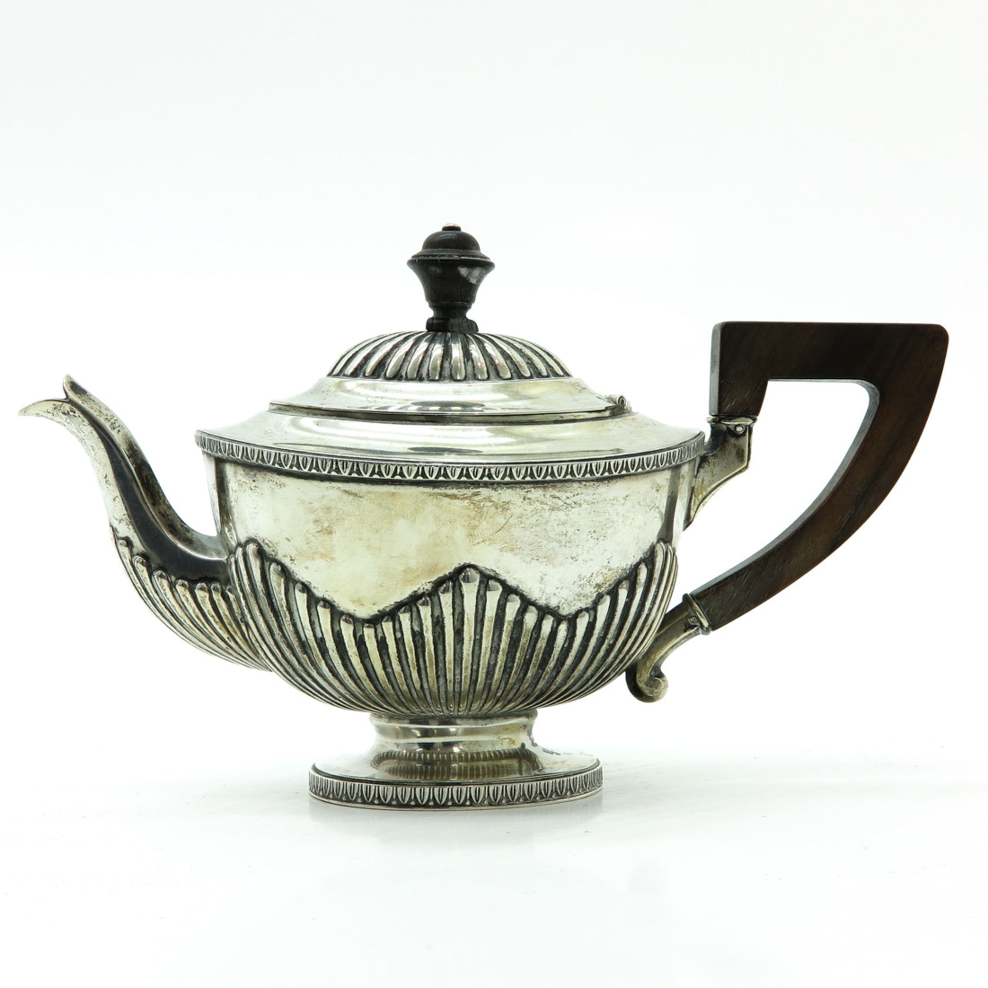 19th Century Dutch Silver Teapot