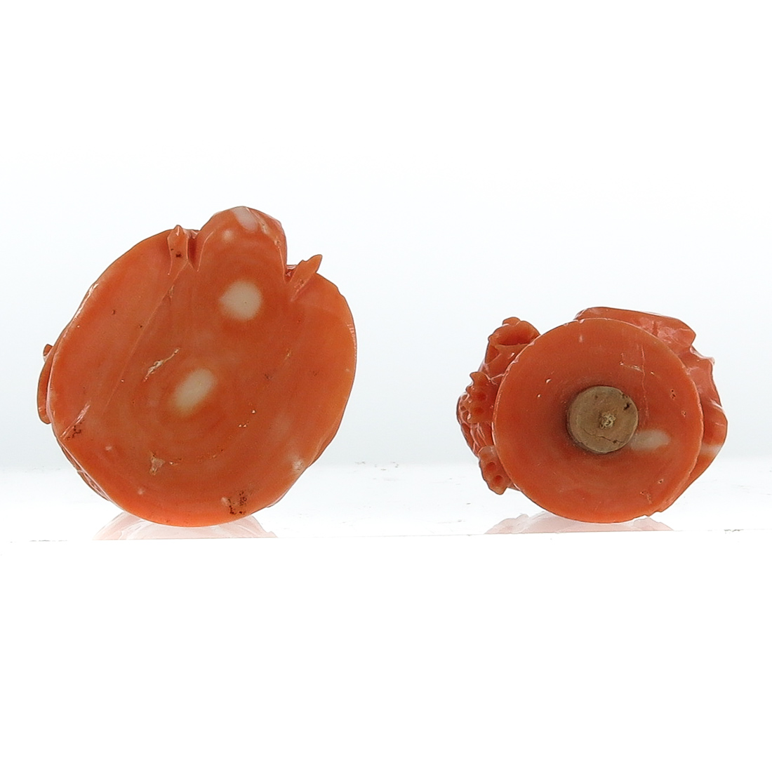 Carved Red Coral Snuff Bottle - Image 6 of 6