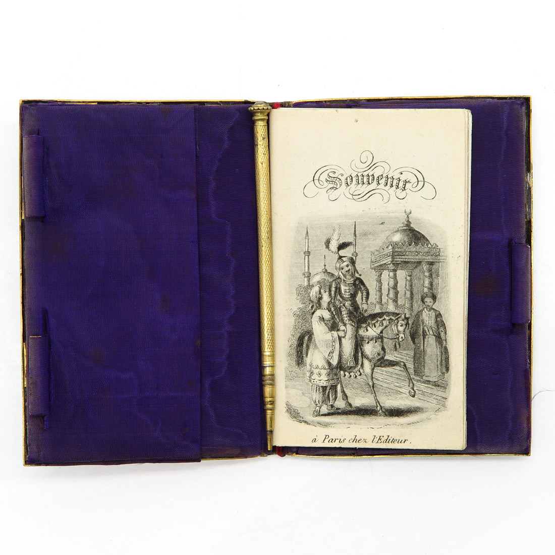 19th Century French Book Cover & Souvenir Book - Image 2 of 2