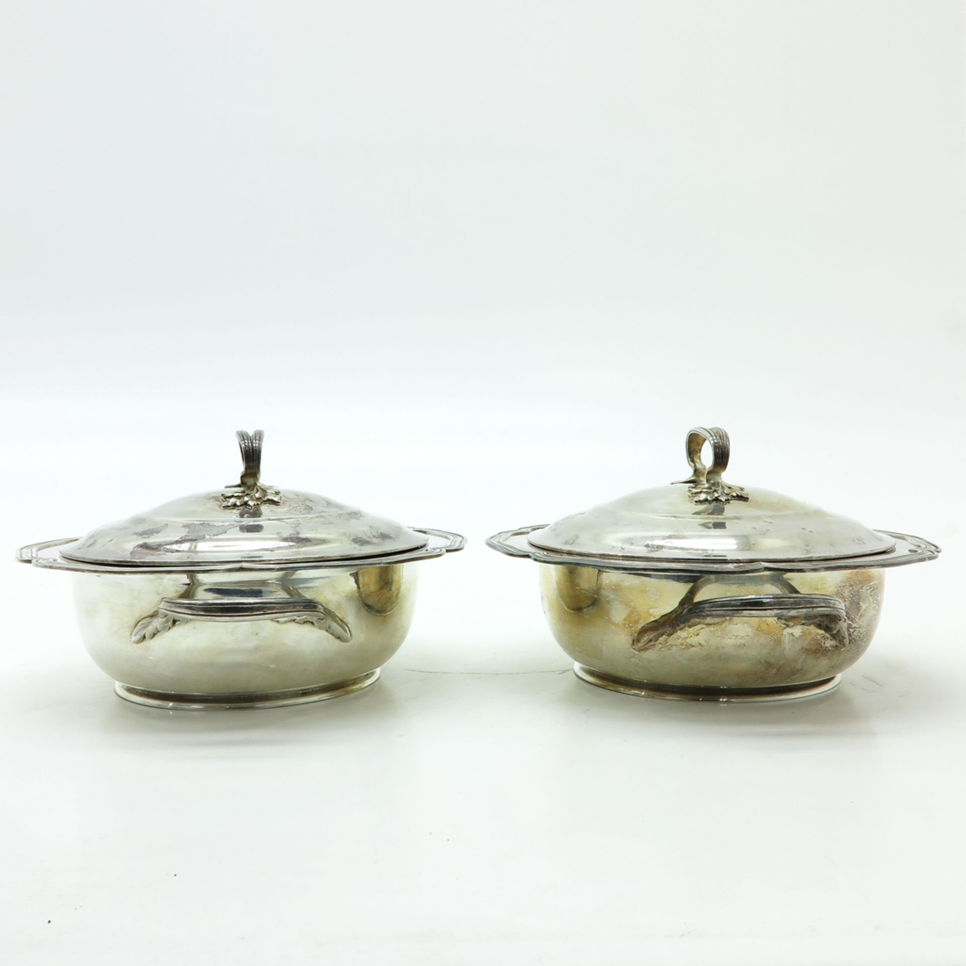 Lot of 2 Silver Wolfers Covered Serving Dishes - Bild 4 aus 7