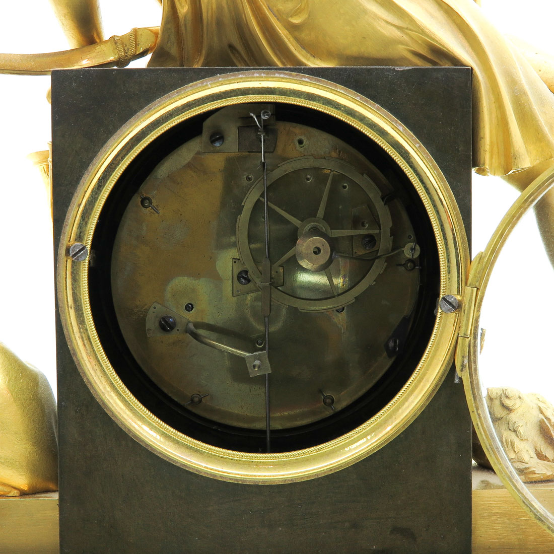 French Pendule Circa 1790 Signed Vaillant a Paris - Image 5 of 7