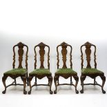 Lot of 4 Chippendale Chairs