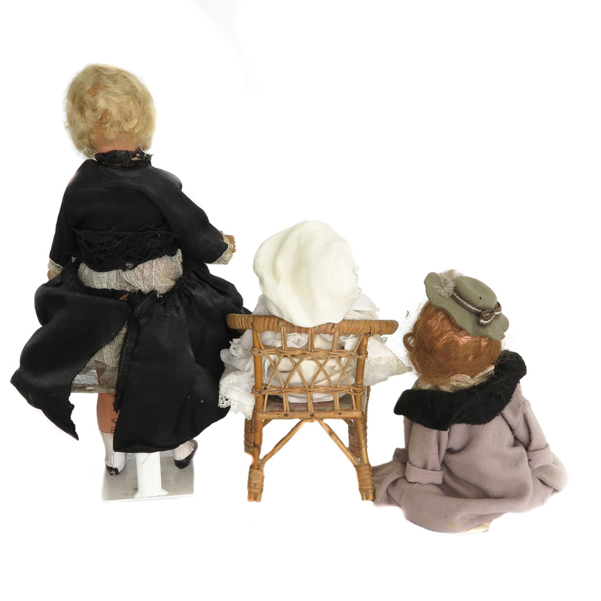 Lot of 3 Vintage Dolls - Bild 2 aus 3