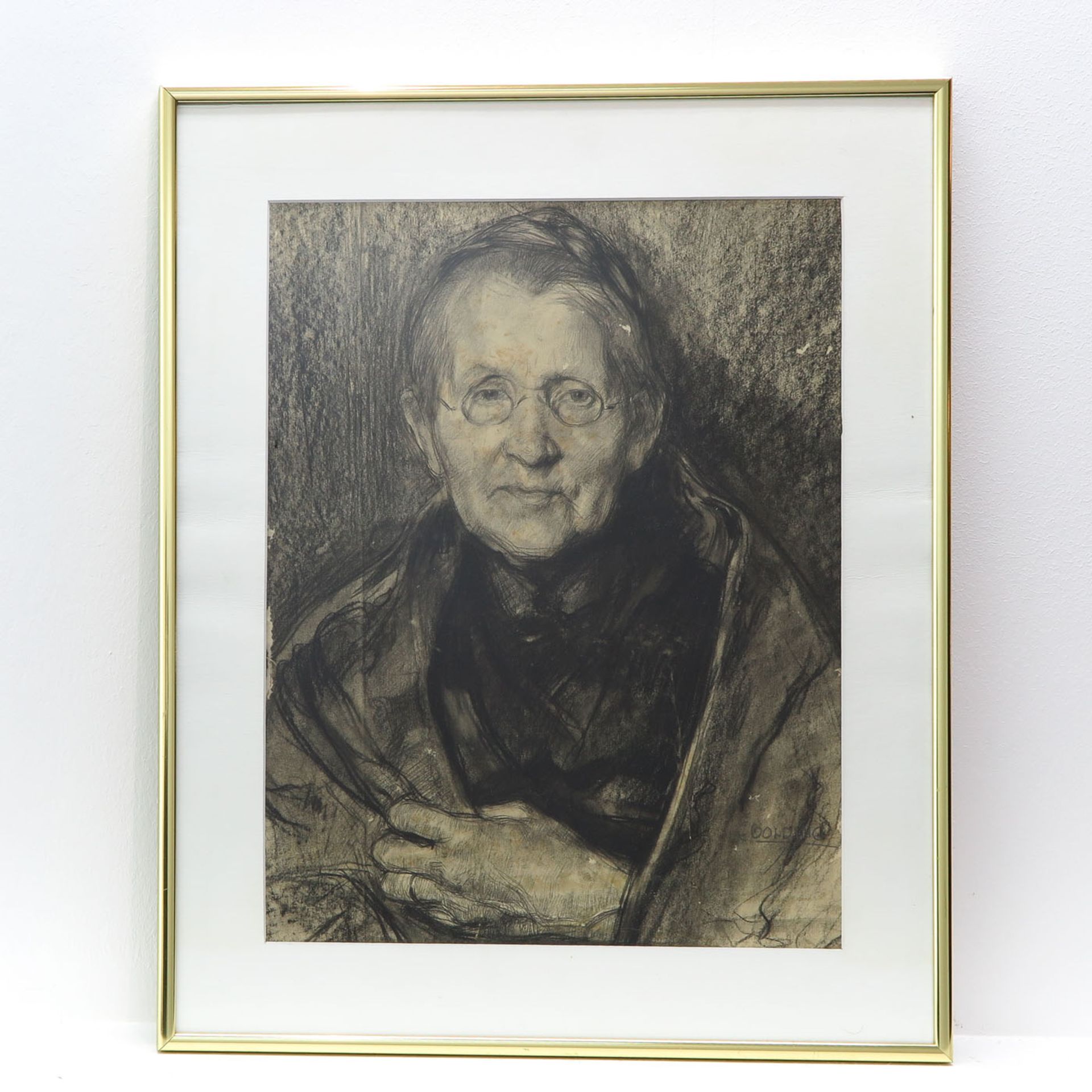 Signed Cees Bolding Portret