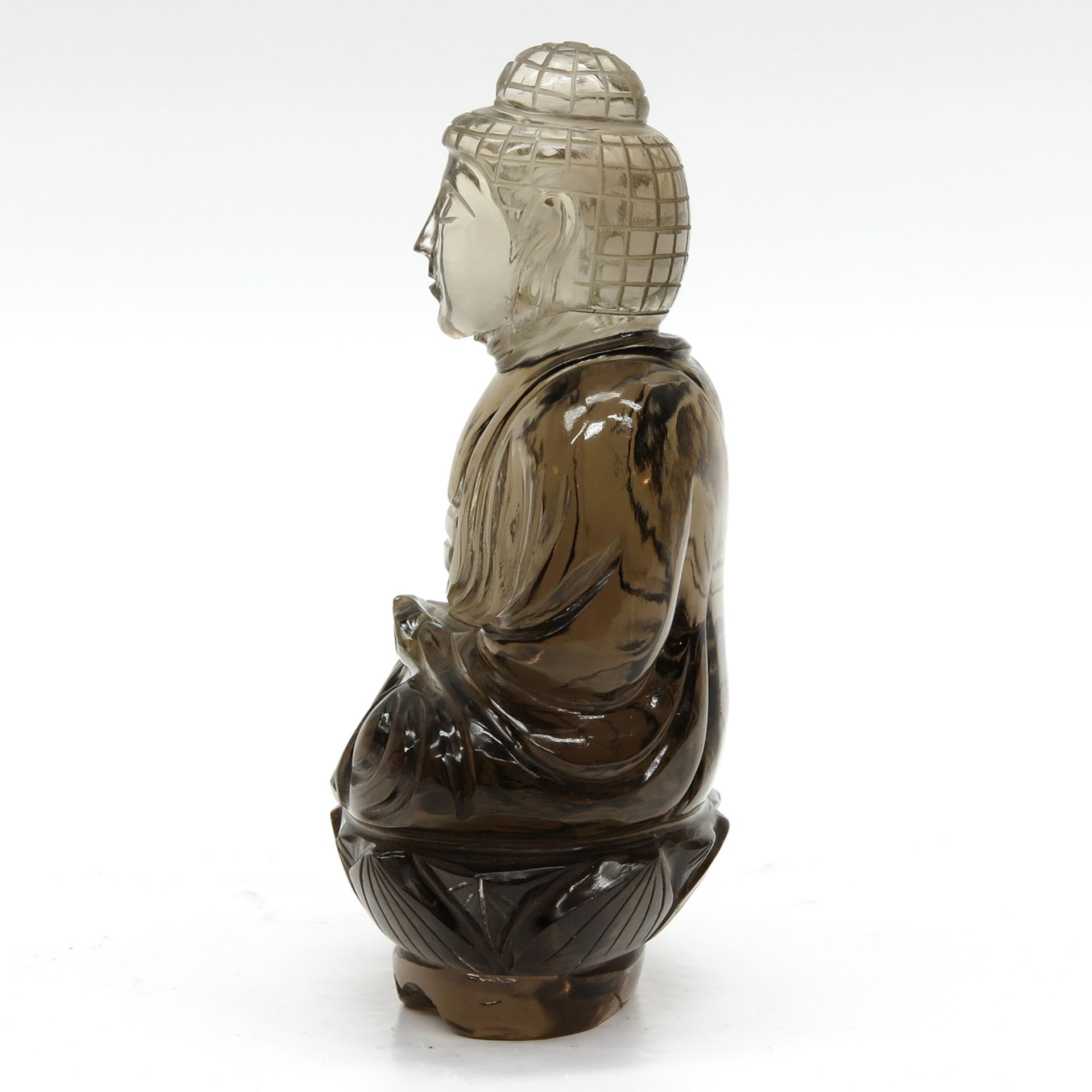 Carved Rock Quartz Buddha - Bild 2 aus 6